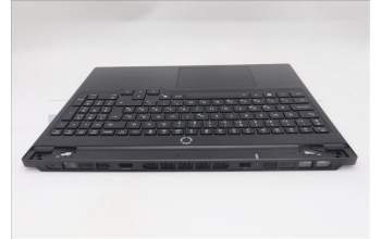 Lenovo 5CB1S89885 C-Cover with keyboard, Hungarian, Eclipse Black, RGB Backlight, Anodizing Sandblasting, UK