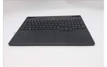 Lenovo 5CB1S89887 C-Cover with keyboard, Italian, Eclipse Black, RGB Backlight, Anodizing Sandblasting, UK