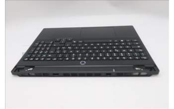 Lenovo 5CB1S89887 C-Cover with keyboard, Italian, Eclipse Black, RGB Backlight, Anodizing Sandblasting, UK