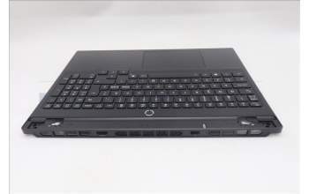 Lenovo 5CB1S89891 C-Cover with keyboard, Nordic, Eclipse Black, RGB Backlight, Anodizing Sandblasting