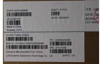 Lenovo 5CB1S89896 C-Cover with keyboard, Switzerland, Eclipse Black, RGB Backlight, Anodizing Sandblasting