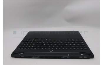 Lenovo 5CB1S89917 C-Cover with keyboard, Italian, Eclipse Black, White Backlight, Anodizing Sandblasting, UK