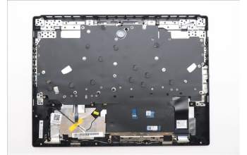 Lenovo 5CB1S89921 C-Cover with keyboard, Nordic, Eclipse Black, White Backlight, Anodizing Sandblasting, UK