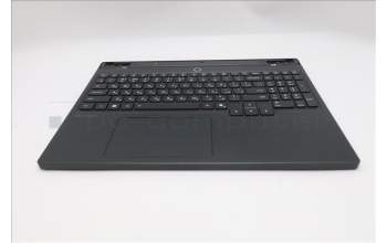 Lenovo 5CB1S89923 C-Cover with keyboard, Russian, Eclipse Black, White Backlight, Anodizing Sandblasting, US