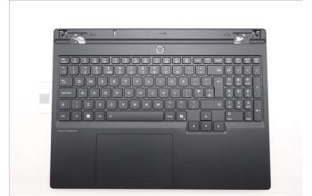 Lenovo 5CB1S89930 C-Cover with keyboard, UK English, Eclipse Black, White Backlight, Anodizing Sandblasting, UK