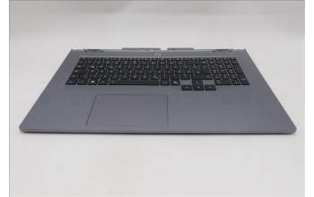 Lenovo 5CB1S90396 C-Cover with keyboard, German, Luna Grey, White Backlight