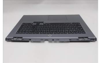 Lenovo 5CB1S90421 C-Cover with keyboard, Portuguese, Luna Grey, RGB Backlight, UK