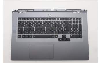 Lenovo 5CB1S90425 C-Cover with keyboard, French, Luna Grey, RGB Backlight