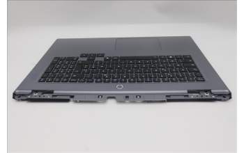 Lenovo 5CB1S90425 C-Cover with keyboard, French, Luna Grey, RGB Backlight, US