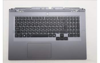 Lenovo 5CB1S90428 C-Cover with keyboard, Hungarian, Luna Grey, RGB Backlight