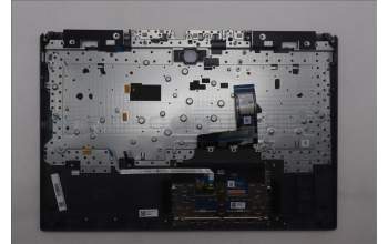 Lenovo 5CB1S90429 C-Cover with keyboard, Belgian, Luna Grey, RGB Backlight