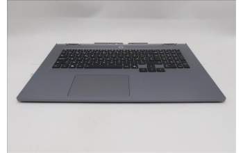 Lenovo 5CB1S90429 C-Cover with keyboard, Belgian, Luna Grey, RGB Backlight