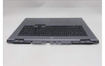 Lenovo 5CB1S90429 C-Cover with keyboard, Belgian, Luna Grey, RGB Backlight