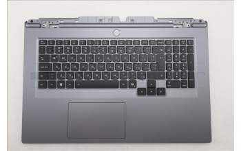 Lenovo 5CB1S90433 C-Cover with keyboard, Bulgarian, Luna Grey, RGB Backlight