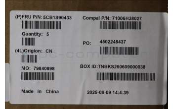 Lenovo 5CB1S90433 C-Cover with keyboard, Bulgarian, Luna Grey, RGB Backlight