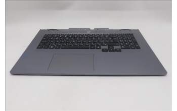 Lenovo 5CB1S90433 C-Cover with keyboard, Bulgarian, Luna Grey, RGB Backlight