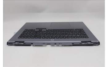 Lenovo 5CB1S90434 C-Cover with keyboard, Czech Slovakian, Luna Grey, RGB Backlight