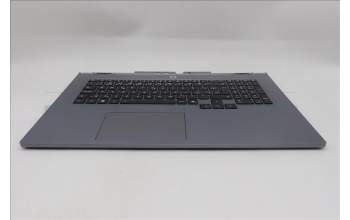 Lenovo 5CB1S90434 C-Cover with keyboard, Czech Slovakian, Luna Grey, RGB Backlight, UK