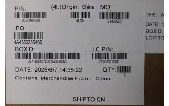 Lenovo 5CB1S90660 Hinge Cover, 83EY