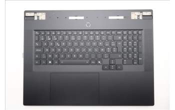 Lenovo 5CB1S90665 C-Cover with keyboard, Belgian, Eclipse Black, UK