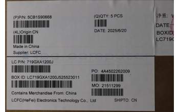 Lenovo 5CB1S90668 C-Cover with keyboard, Czech Slovakian, Eclipse Black, UK