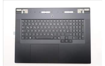 Lenovo 5CB1S90674 C-Cover with keyboard, German, Eclipse Black, UK