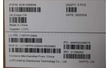 Lenovo 5CB1S90694 Upper Case ASM_ARA L 21N9FPLG