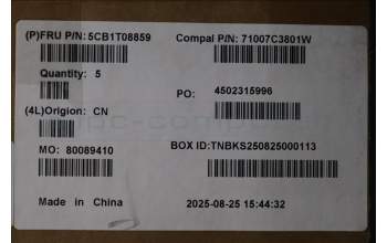 Lenovo 5CB1T08859 C-Cover with keyboard, Spanish, White Backlight, UK