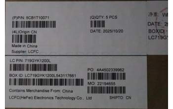 Lenovo 5CB1T10071 C-Cover with keyboard, German, White Backlight