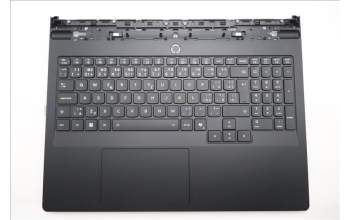 Lenovo 5CB1T18657 C-Cover with keyboard, Czech Slovakian, Eclipse Black , RGB Backlight, UK