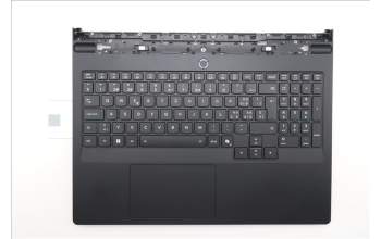 Lenovo 5CB1T18678 C-Cover with keyboard, Switzerland, Eclipse Black , RGB Backlight, UK