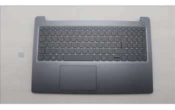 Lenovo 5CB1T18700 C-Cover with keyboard, Icelandic, Luna Grey, Backlight, UK