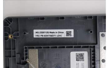 Lenovo 5CB1T50271 C-Cover with keyboard, English, Luna Grey, Non-Backlight, US
