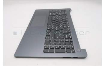 Lenovo 5CB1T50287 C-Cover with keyboard, Russian, Luna Grey, Non-Backlight, US