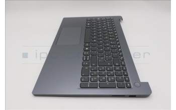 Lenovo 5CB1T50289 C-Cover with keyboard, Spanish, Luna Grey, Non-Backlight, UK
