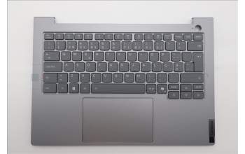 Lenovo 5CB1T53015 C-Cover with keyboard, Portuguese, Arctic Grey, Backlight, UK