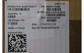 Lenovo 5CB1T53017 C-Cover with keyboard, Slovenian, Arctic Grey, Backlight, UK