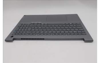 Lenovo 5CB1T57599 C-Cover with keyboard, Czech Slovakian, Arctic Grey, Backlight, UK