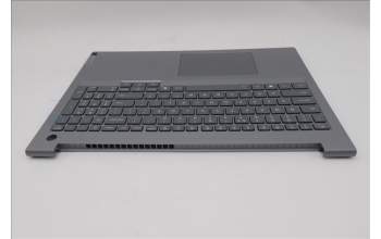 Lenovo 5CB1T57600 C-Cover with keyboard, US English Euro, Arctic Grey, Backlight, US