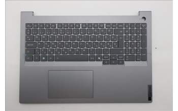 Lenovo 5CB1T57607 C-Cover with keyboard, Hungarian, Arctic Grey, Backlight, UK