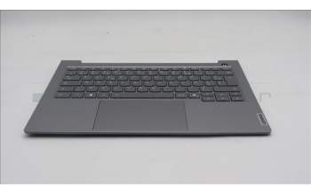 Lenovo 5CB1T57677 C-Cover with keyboard, French, Arctic Grey, Backlight, US