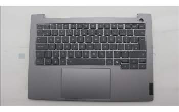 Lenovo 5CB1T64300 C-Cover with keyboard, UK English, Arctic Grey, Backlight, UK