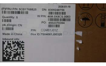 Lenovo 5CB1T68825 C-Cover with keyboard, UK English, Arctic Grey, Backlight, UK