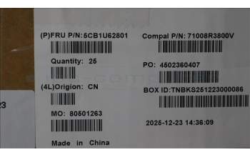 Lenovo 5CB1U62801 Strip cover, 83Q7