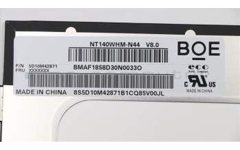 Lenovo 5D10M42871 Lenovo DISPLAY, 14\", HD, Non-Touch, Anti-Glare, TN, 220nit