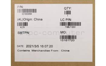 Lenovo 5D10S39694 DISPLAY LCD ModuleL82LW/glue*0.2g