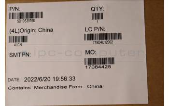 Lenovo 5D10S39798 Lenovo LCD Module,14\",2.8K,Touch,Glare,IPS,400nit