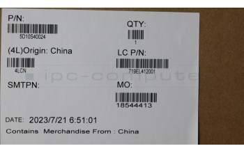 Lenovo 5D10S40024 Lenovo LCD Module, 14.5\", 2.9K, Touch, OLED, 400nit, 100%DCI-P3