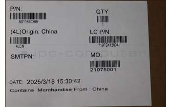 Lenovo 5D10S40269 Lenovo LCD Module, 15.3\", 2.8K, Non_Touch, Glare, Anti-smudge, OLED, 500nit, 100%DCI-P3, Color Calibration