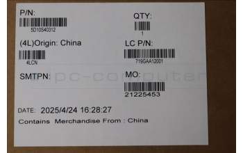 Lenovo 5D10S40312 DISPLAY LCM L 83KJ C_COVER_ASSY